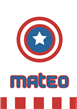 Afiche Pers. Capitan America